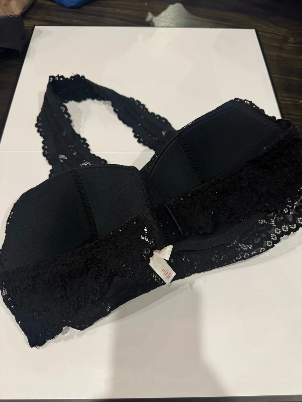 Xhilaration Lace Bralette Trio in Blue, Gray and Black